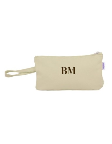 Bolso de Mano Shopper polipiel Beige personalizado
