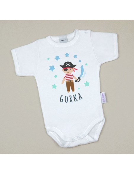 Babidu Body Personalizado Pirata Estrellas