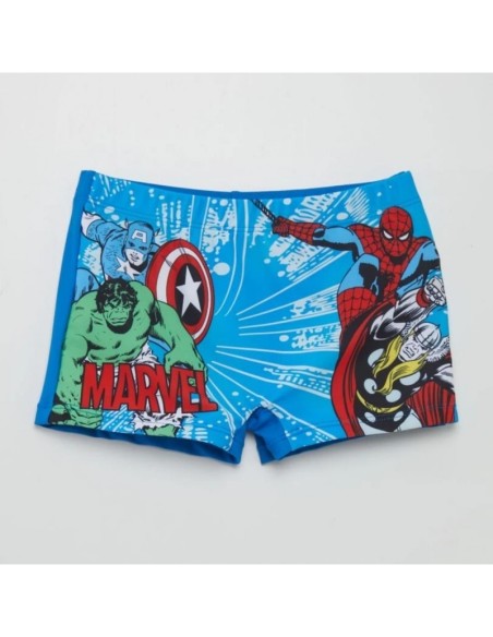 Marvel bañador tipo boxer para los pequeños de casa.