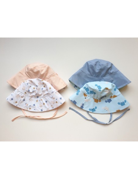 Gorro con proteccion solar +50 para niña