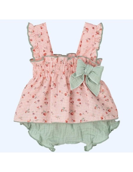 Calamaro conjunto bebe niña oregano.