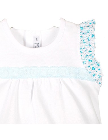 Calamaro conjunto bebe niña floral.