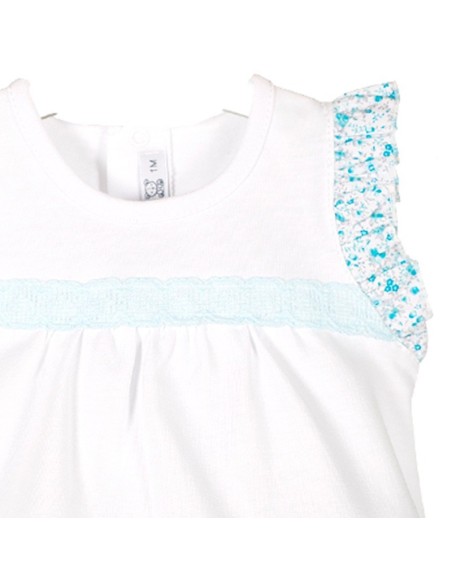Calamaro conjunto bebe niña floral.