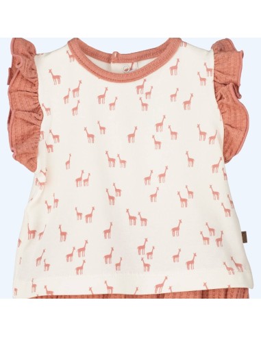 Conjunto de bebe niña pololo jirafas