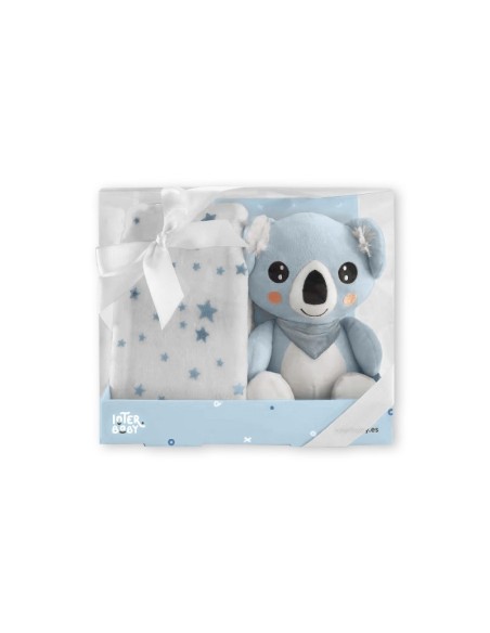 Manta con peluche de koala