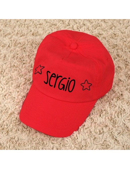Gorra Junior Personalizada Roja