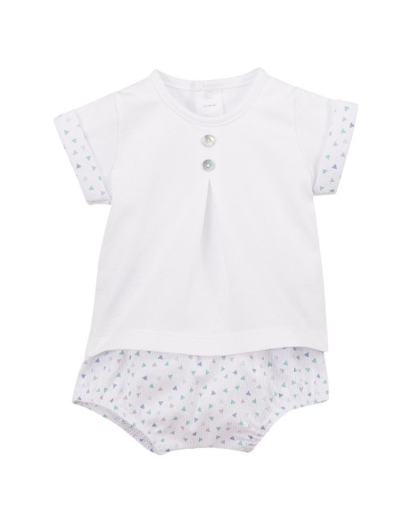 Conjunto de camiseta y pololo de Calamaro para bebe niño modelo  necka
