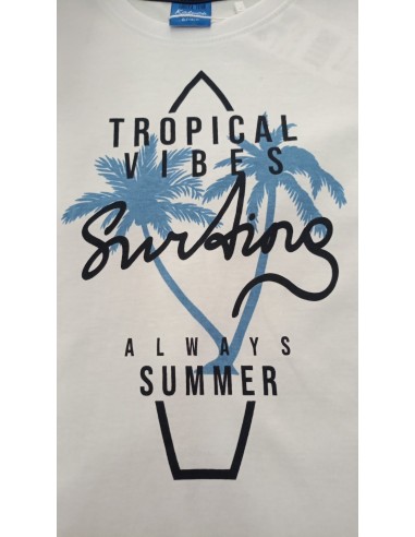 Conjunto de niño modelo tropical
