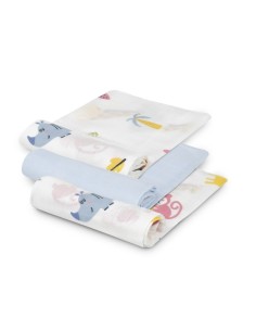 Interbaby pack de gasas de bambú modelo jungla.