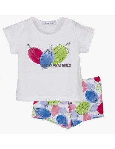 Conjunto de baño de niño vegetales