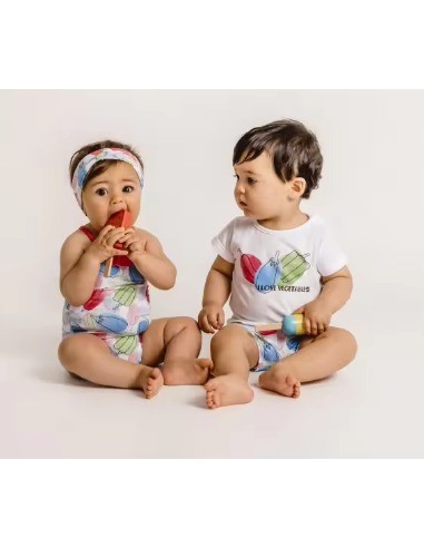 Conjunto de baño de niño vegetales