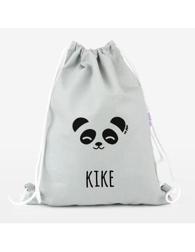 Petate Medium Lona Panda personalizado, color a elegir