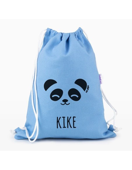 Petate Medium Lona Panda personalizado, color a elegir