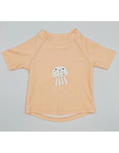 Camiseta con protección solar +50 para niña