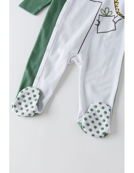 Amomí pijama de bebe dinosaurio.