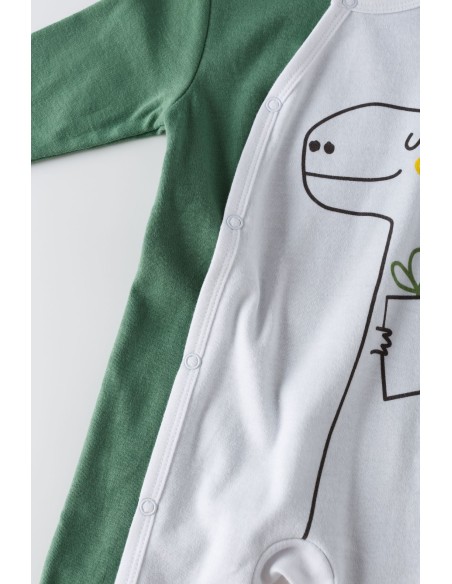 Amomí pijama de bebe dinosaurio.
