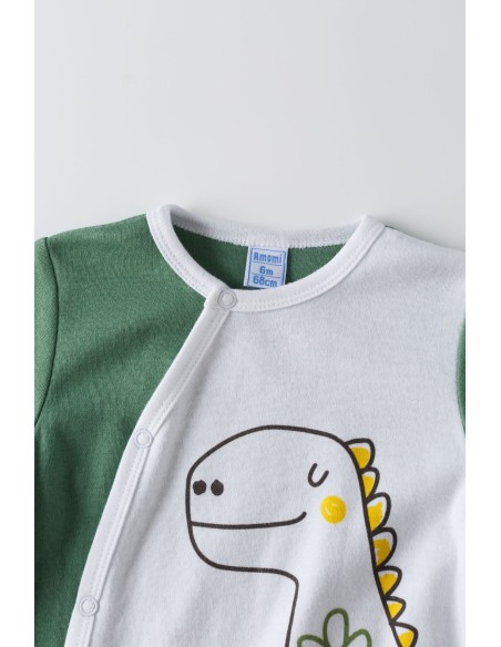 Amomí pijama de bebe dinosaurio.