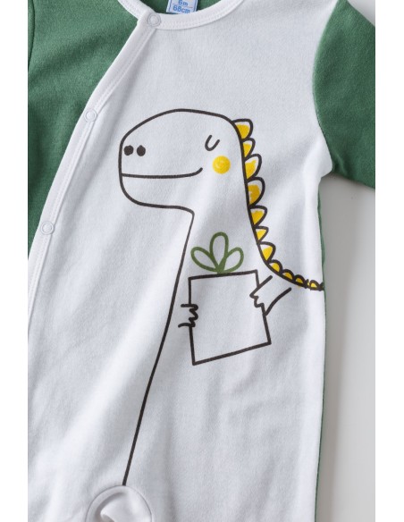 Amomí pijama de bebe dinosaurio.