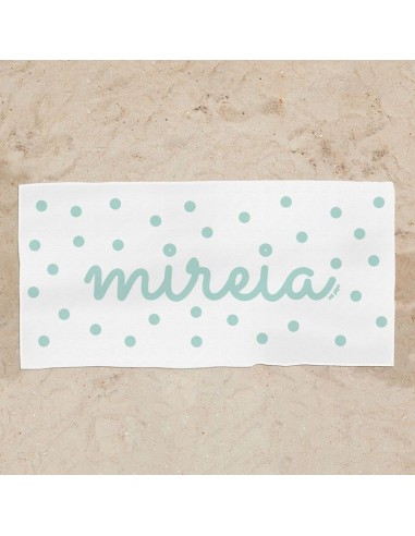 Toalla de baño Premium Panda Menta Personalizada