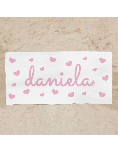 Toalla de baño Premium Personalizada Candy Gris, elige dibujo