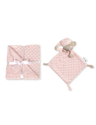 Set de mantita y dou dou  de osito