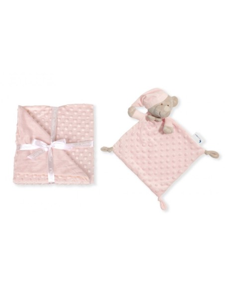 Set de mantita y dou dou  de osito