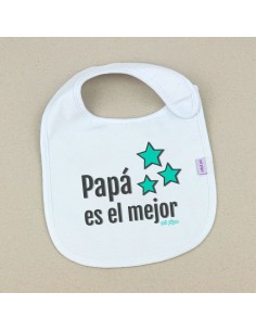 Babero Divertido Mi Papá mola bigote 2