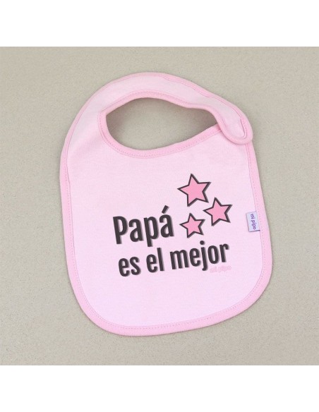 Babero Divertido Mi Papá mola bigote