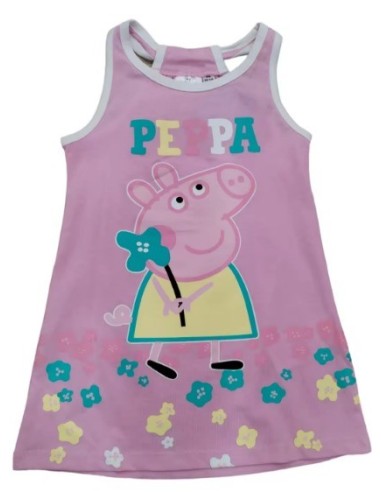 Peppa Pig vestido de niña de tirantes.