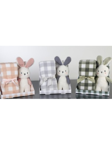 BH textil conjunto peluche y manta.