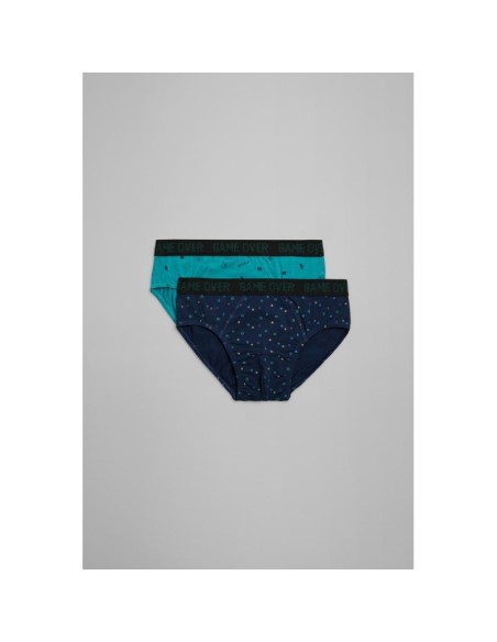 Pack de 2 slip juveniles gamer