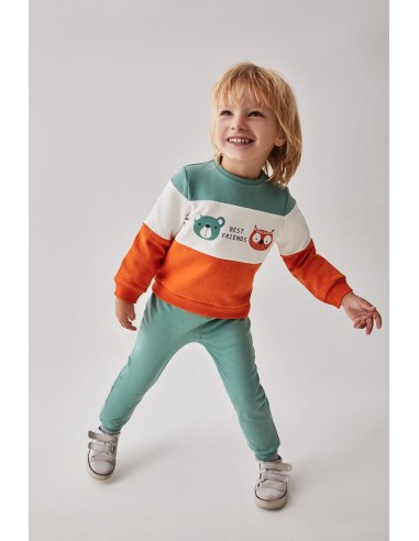 Street Monkey chandal de bebe niño verde.