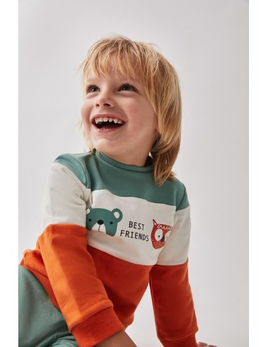 Street Monkey chandal de bebe niño verde.
