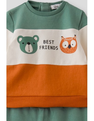Street Monkey chandal de bebe niño verde.