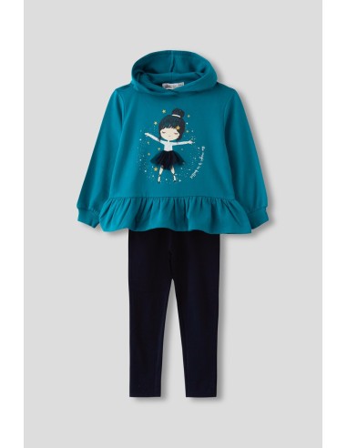 Conjunto niña bailarina con gorro y  leggins Street Monkey