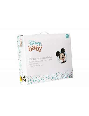 Mickey Mousse manta de cuna de terciopelo
