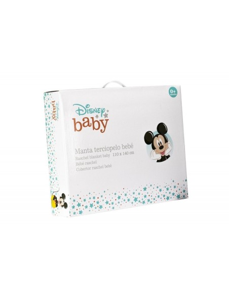 Mickey Mousse manta de cuna de terciopelo
