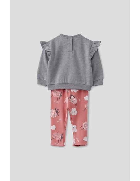 Street Monkey conjunto niña ovejitas