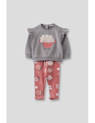 Street Monkey conjunto niña ovejitas