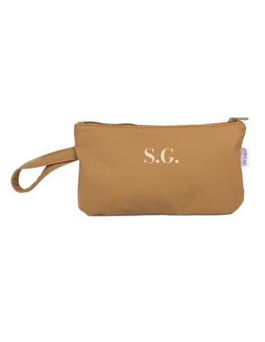 Bolso de Mano Shopper polipiel Camello personalizado