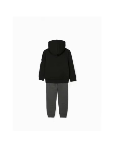 CHANDAL NIÑO BATMAN CON RELIEVE , SUDADERA CON CAPUCHA,MARCA ZIPPY