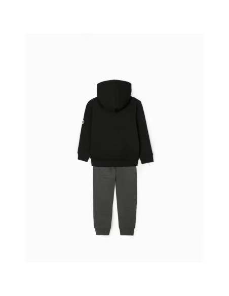 CHANDAL NIÑO BATMAN CON RELIEVE , SUDADERA CON CAPUCHA,MARCA ZIPPY