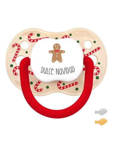 Chupete New Classic Deco Navidad Beige Bastones, Dulce Navidad