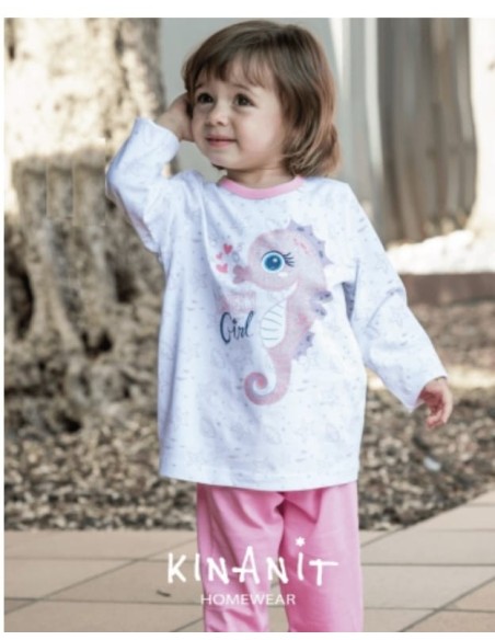 Pijama niña caballito de mar