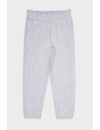 Pantalón tipo chándal niña engomado y bolsillos