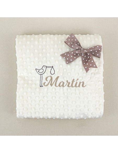 Manta Clásica Básica Beige (380 gr/m2) Personalizada