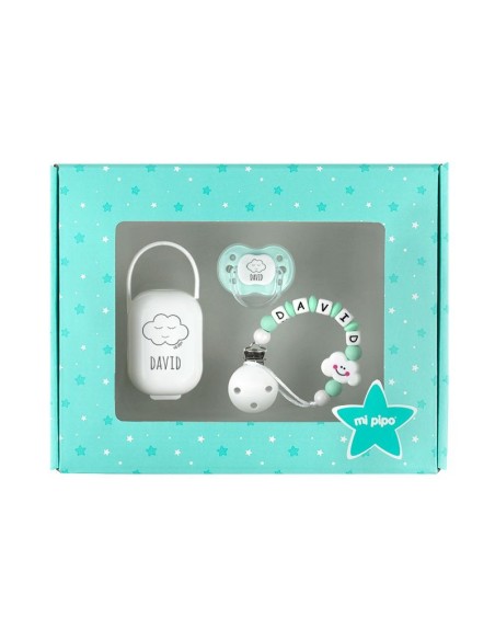 Cajita Top Baby Gris Personalizada (Temporalmente Cajita Menta)