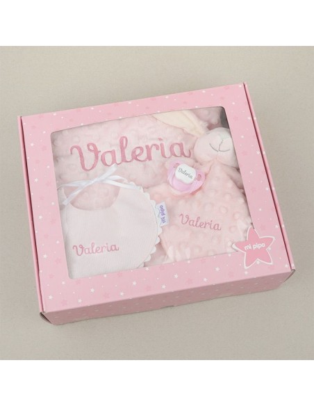 Cajita Premium Rosa Personalizada