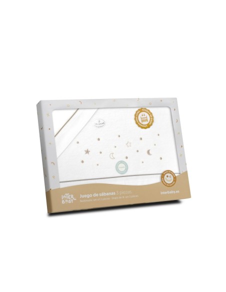 Interbaby sabanas de cuna de franela.