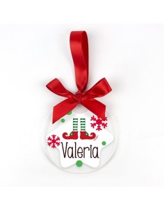 Bola Navidad METACRILATO Elfo